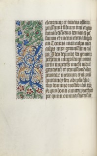 Book of Hours (Use of Rouen): fol. 25v, c. 1470. Creator: Master of the Geneva Latini (French, active Rouen, 1460-80).