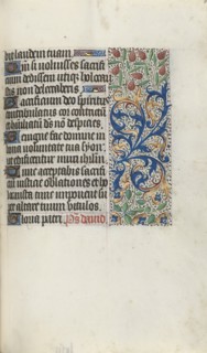 Book of Hours (Use of Rouen): fol. 87r, c. 1470. Creator: Master of the Geneva Latini (French, active Rouen, 1460-80).