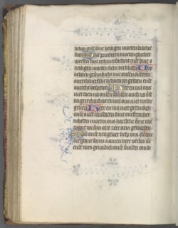 Book of Hours (Use of Utrecht): fol. 174v, Text, c. 1460-1465. Creator: Master of Gijsbrecht van Brederode (Netherlandish); Master of the Boston City of God (Netherlandish).