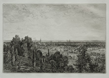 Bordeaux: vue de Cenon. Creator: Maxime Lalanne (French, 1827-1886).