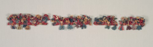 Border Fragment with Birds and Flowers, 100 BC-700. Creator: Unknown.