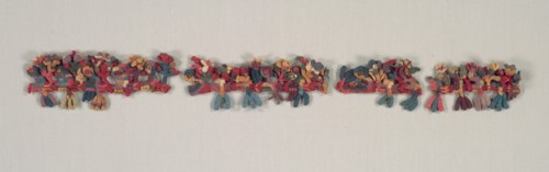 Border Fragment with Birds and Flowers, 100 BC-700. Creator: Unknown.