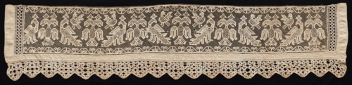 Border with Crowned and Double-Headed Birds, 18th-19th century. Creator: Unknown.
