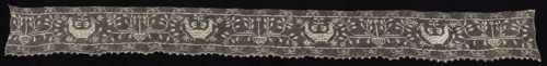 Border with Double-Headed Birds and Vases with Vines and Flowers, 19th century. Creator: Unknown.