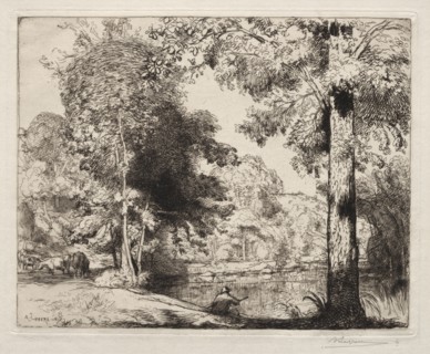 Bords de la Vie, 1908. Creator: Auguste Louis Lepère (French, 1849-1918).