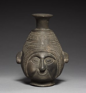 Bottle Vase, c. 1400. Creator: Unknown.