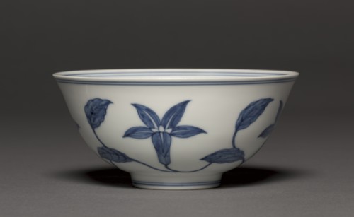 Bowl with Lily Scrolls, 1465-1487. Creator: Unknown.