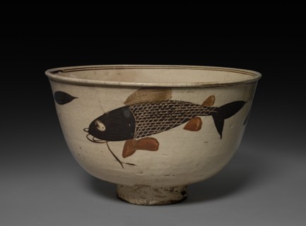 Bowl: Cizhou ware, 1368- 1644. Creator: Unknown.