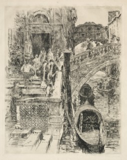 Bridge of Sighs, Venice, 1883. Creator: Frank Duveneck (American, 1848-1919).