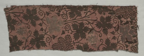 Brocaded Silk Fragment, c. 1360-1390. Creator: Unknown.
