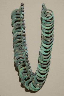 Bronze Necklace with Hanging Pendants, 8th Century BC. Creator: Unknown.