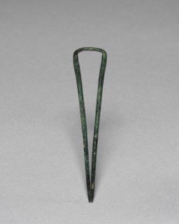 Bronze Topknot Pin, 918-1392. Creator: Unknown.