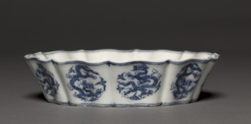 Brush Washer with Dragons, 1426-1435. Creator: Unknown.