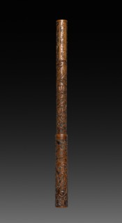 Brush with Carved Design, 1573-1619. Creator: Unknown.