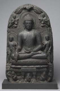 Buddha Calling on Earth to Witness, 800s. Creator: Unknown.