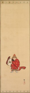 Bugaku Dancer, late 19th-20th century. Creator: Kamisaka Sekka (Japanese, 1866-1942).