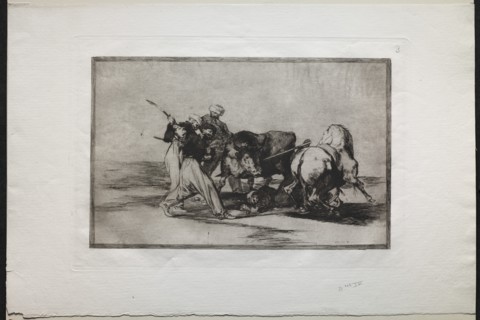 Bullfights: The Moors Settled in Spain, Giving Up the Superstitions of the Koran?, 1876. Creator: Francisco de Goya (Spanish, 1746-1828).