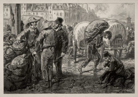Burden Bearers. Creator: Paul Gavarni (French, 1804-1866).
