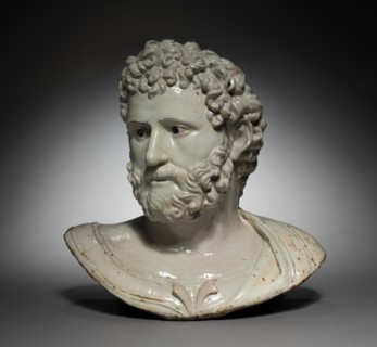 Bust of a Classical Hero or Emperor, early to mid 16th century. Creator: Girolamo della Robbia (Italian, 1488-1566).