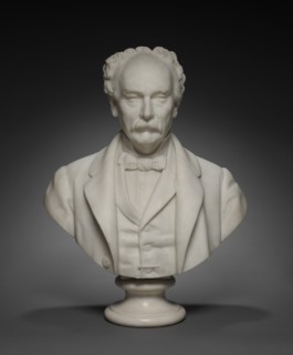 Bust of Hinman B. Hurlbut, c. 1870 - 1883. Creator: Giovanni Cintselli (Italian, 1832-1883).