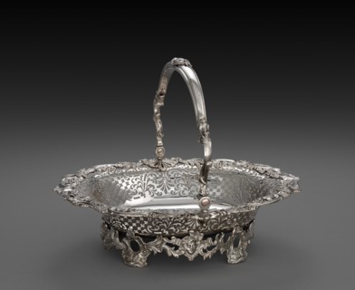 Cake Basket, 1753. Creator: Samuel Herbert (British).