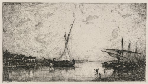 Canal aux Martigues, 1872. Creator: Adolphe Appian (French, 1818-1898).