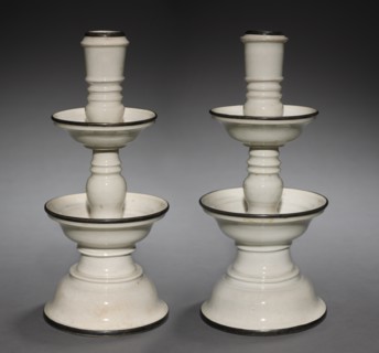Candlesticks, 1600s. Creator: Unknown.