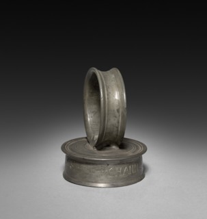 Cannister (lid), 1715. Creator: Johann Melchoir Warner (German).