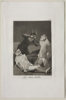 Caprichos: The Chinchillas. Creator: Francisco de Goya (Spanish, 1746-1828).