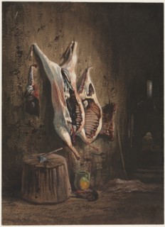 Carcasses, 1840-1860. Creator: Alexandre-Gabriel Decamps (French, 1803-1860).