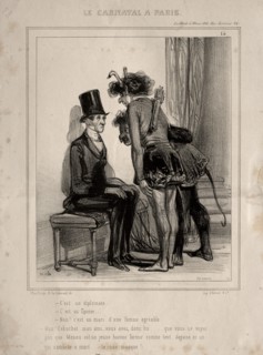 Carnaval, 1841. Creator: Paul Gavarni (French, 1804-1866).