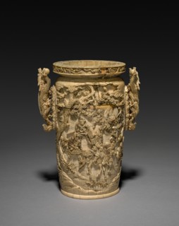 Carved Vase, 1800s. Creator: Unknown.