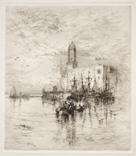 Castle of San Juan de Ulua, Verz Cruz, 1884. Creator: Thomas Moran (American, 1837-1926).