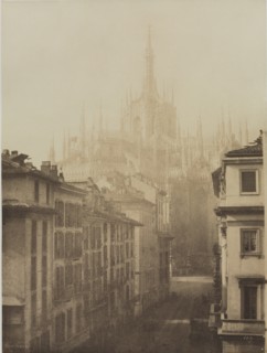 Cathedral from Corso Francesco, Milan, 1857. Creator: Léon Gérard (French).