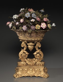 Centerpiece, or Jardinière, c. 1830-1850. Creator: Unknown.