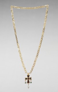 Chain with Pendant Cross, 500s. Creator: Unknown.