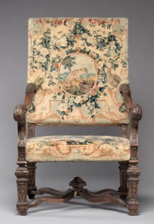 Chair, before 1717. Creator: Royal Savonnerie Manufactory, Chaillot Workshops (French, est. 1627).