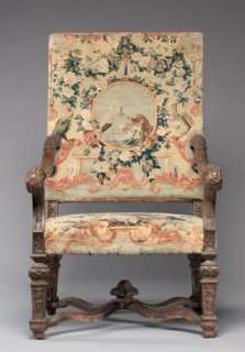 Chair, before 1717. Creator: Royal Savonnerie Manufactory, Chaillot Workshops (French, est. 1627).
