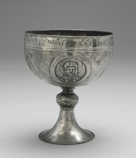 Chalice from the Beth Misona Treasure, c. 500-700. Creator: Unknown.