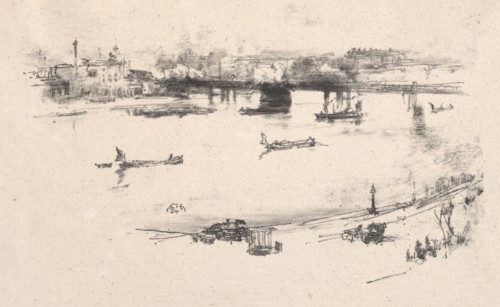 Charing Cross Railway Bridge, 1896. Creator: James McNeill Whistler (American, 1834-1903).