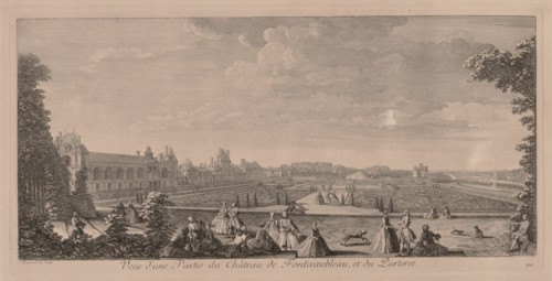 Chateau Fontainebleau and Gardens. Creator: Jacques Rigaud (French, 1681-1754).