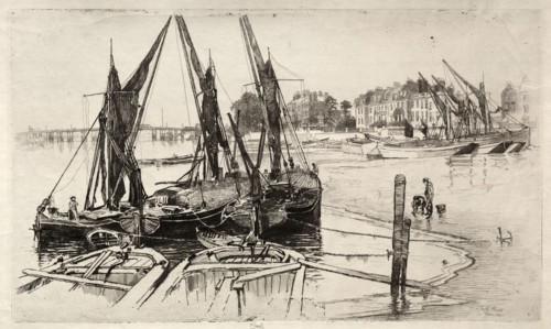 Chelsea, No. 1, 1886. Creator: Joseph Pennell (American, 1857-1926).