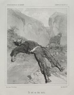 Chemin de Toulon. Creator: Paul Gavarni (French, 1804-1866).