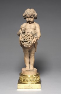 Child Carrying Fruit and Flowers, 18th-early 19th century. Creator: Clodion (French, 1738-1814).