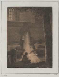 Children with Candle, 1818. Creator: Jean-Baptiste Isabey (French, 1767-1855).