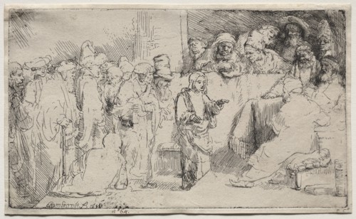 Christ Disputing with the Doctors: A Sketch, 1652. Creator: Rembrandt van Rijn (Dutch, 1606-1669).