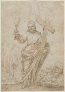 Christ Holding a Chalice and Cross, 1666. Creator: Alonso Cano (Spanish, 1601-1667).