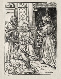 Christ in the House of Lazarus, 1510. Creator: Hans Burgkmair (German, 1473-1531).