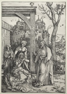 Christ Taking Leave of His Mother, c. 1504-1505. Creator: Albrecht Dürer (German, 1471-1528).