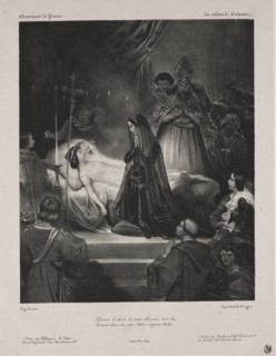 Chronicles of France: The Children of Clodomir, 1829. Creator: Eugène François Marie Joseph Devéria (French, 1805-1865).